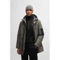 Hugo Boss BOSStil mænd. 50523391 Jakke Terra grå (S), Casual, Polyester