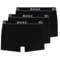 Hugo Boss BOSStil mænd. 50495236 Pack 3 Spirit boxershorts sort (XXL), Afslappet, Bomuld