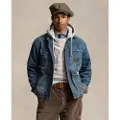 Ralph Lauren Polo Ralph Laurentil mænd. 710950878001 Utility-jakke blå (M), Casual, Bomuld, Denim