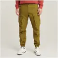 G-Star G-Startil mænd. D24735-D929-248 Cargo Trousers 3D Regular Tapered Cuffed brun (30/34), Casual, Bomuld