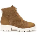 Fluchos Fluchostil kvinder. D8734-BOLA Ankelstøvler i læder D8734-BOLA Medium brun -Højde hæl: 5cm (39), 3-5 cm, Blonder, Lynlås, Casual