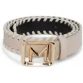 Marella Marellatil kvinder. 2423506016200 Hvidt Lina-bælte (M), Casual, Polyester