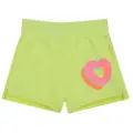 Billieblush Billieblushtil piger. U21044 Grønne shorts med hjerteprint (2años= 86cm), Casual, Bomuld, børnetøj