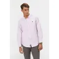 Elpulpo elPulpotil mænd. 11050126547 Pink Oxford poplin-skjorte (XL), Casual, Bomuld, Lange ærmer