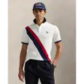 Ralph Lauren Polo Ralph Laurentil mænd. 710964450002 Poloshirt i hvid bomuld (S), Casual, Korte ærmer