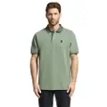 Psycho Bunny Psycho Bunnytil mænd. B6K507F200 Kortærmet grøn poloshirt (S), Casual, Bomuld, Korte ærmer