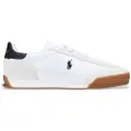 Ralph Lauren Polo Ralph Laurentil mænd. 809961176001 Hester læder hjemmesko hvid (46), Fast, Blonder, Casual
