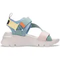 Hispanitas Hispanitastil kvinder. HV254007 Dakar læder-sandaler blå (36), 3-5 cm, Velcro, Casual