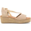 Mustang Mustangtil kvinder. 59554 Beige Lita-sandaler (36), 3-5 cm, Blonder, Casual