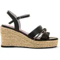 MARIAMARE Mariamaretil kvinder. 68560 Asti-sandaler sort (38), Stof, 3-5 cm, Spænder, Casual