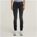 G-Star G-Startil kvinder. 60883-C910-G108 Jeans Midge Cody Mid Skinny blå (27/32), Sort, Casual, Bomuld, Denim