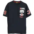 Blauer Blauertil mænd. 25SBLUH02150 Rider Judson navy T-shirt (M), Casual, Bomuld, Korte ærmer, Blå