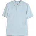 Bikkembergs Bikkembergstil mænd. BMT0898 Kortærmet blå poloshirt (M), Casual, Korte ærmer