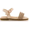 Mustang Kids MTNGtil piger. 49086 Nude sandaler fra Collection (34), Fast, Spænder, Casual, Hudfarvet, børnetøj