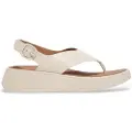 FitFlop Fitfloptil kvinder. IY2-A99 Beige F-Mode-sandaler i læder (38), 3-5 cm, Spænder, Casual