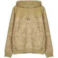 Bikkembergs Bikkembergstil mænd. BMF0791 Brun sweatshirt med monogram (M), Beige, Casual, Sport, Bomuld, Multisport