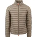 Save the Duck Save The Ducktil mænd. D32430M-GIGA01 Alexander beige jakke (XXL), Casual, Nylon