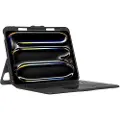 Targus Versavu - keyboard and folio case - with trackpad - QWERTY - Nordic - black Input Device - Tastatur & Folio sæt - Nordisk - Sort