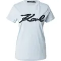 Karl Lagerfeld T-shirts m. korte ærmer Karl Lagerfeld BOUCLE KARL SIGNATURE T-SHIRT dame EU M
