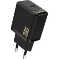 Dudao GaN USB-C vægoplader 20W PD – Sort