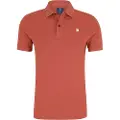 G-Star G-Startil mænd. D11595-5864-4396 Polo Dunda Slim rød (M), Casual, Korte ærmer, Økologisk bomuld, Bæredygtig