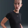 Nike Kortærmet Nike Form-top til kvinder - sort