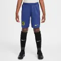Nike Club Atlético de Madrid 2025/26 Stadium Away Nike Dri-FIT Replica-fodboldshorts til større børn - blå