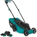 Vonroc Plæneklipper 20V – 32 cm | 30L | Drift på én akku! | Inkl. 2x 2.0Ah Akku og oplader