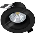 Eglo SALABATE indbygningsspot Ø88 mm, 4000K, sort