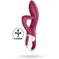 Satisfyer Embrace Me - genopladelig klitorisbue vibrator (rød)
