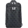 GUESS Guesstil mænd. HMMILOP5226 Milano skuldertaske med logo 4G sort (OSFA), Casual, Polyuretan