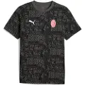 Puma AC Milan FtblCulture All-Over Print Tee Men, Sport, Black/Red, XL