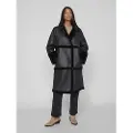 Vila Imiteret Shearling Frakke