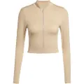 Adidas Workout Essentials Knit Sweatshirt Med Lynlås