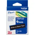 Brother Tape 9mm Tze-325 Hvid/sort