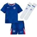 Nike Chelsea FC 2025/26 Stadium Home Nike Football Replica-sæt i tre dele til mindre børn - blå