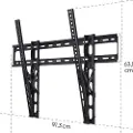 Hama TV Wall Bracket Tilt VESA up to 800x600 100" Black 75 kg 100" 100 x 100 mm