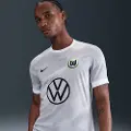 Nike Kortærmet Vfl Wolfsburg 2025/26 Stadium Away Nike Dri-FIT Replica-fodboldtrøje til mænd - hvid