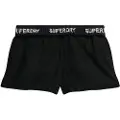 Superdry Superdrytil kvinder. W7110450A Kort træk sort (XS), Casual, Bomuld
