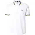 Hugo Boss BOSStil mænd. 50469055 Polo Essential hvid (S), Casual, Bomuld, Korte ærmer