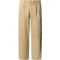 Pepe Jeans Pepe Jeanstil mænd. PM211934 Afslappede plisserede poplin-bukser i beige (34), Casual, Bomuld