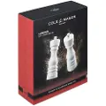 Cole & Mason Salt og peberkværn sæt LONDON 18 cm, sæt med 2 stk, hvid, træ, Cole & Mason