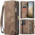 CASEME Samsung Galaxy A36 Caseme 008 2-i-1 Multifunktionel Pung - Brun