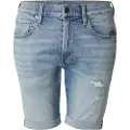 G-Star G-Startil mænd. D10481-D760-H071 Shorts 3301 Slim blå (36), Casual, Bomuld, Denim