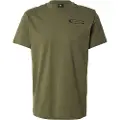 G-Star G-Startil mænd. D26047-C336-B230 Back Graphic Arch Ribbed T-Shirt grøn (XXL), Casual, Bomuld, Korte ærmer