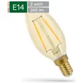Spectrum E14 Kronelys LED 2W 2400K WOJ14070 Modsvarer: N/A