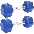 KRF Rubber Hex 4kg Håndvægt