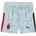 Puma AC Milan 25/26 Goalkeeper Shorts Youth, Clothing, Modern Mint/Red, 7-8Y