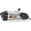 Akrapovic Line Titanium&carbon C 650 Gt 16-18 Ref:s-b6so8-hzaat Ikke-homologeret Slip-on Lyddæmper