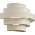 QAZQA Moderne væglampe beige inkl. LED 3-trins dæmpbar - Lines